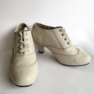 Cream Oxford Heels